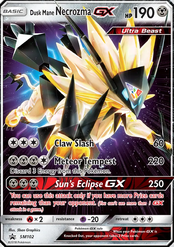 Dusk Mane Necrozma GX - SM102