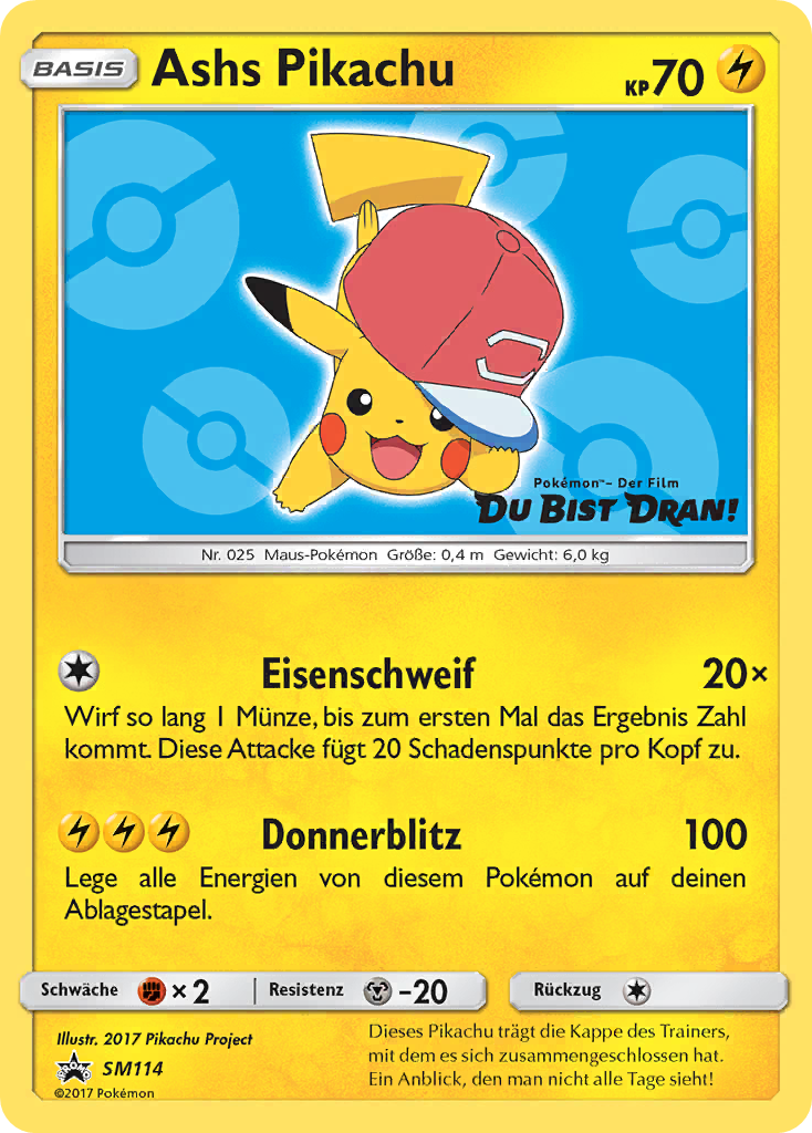 Ash's Pikachu - SM114