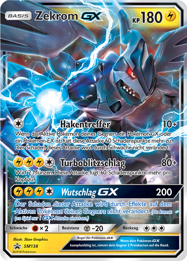 Zekrom GX - SM138