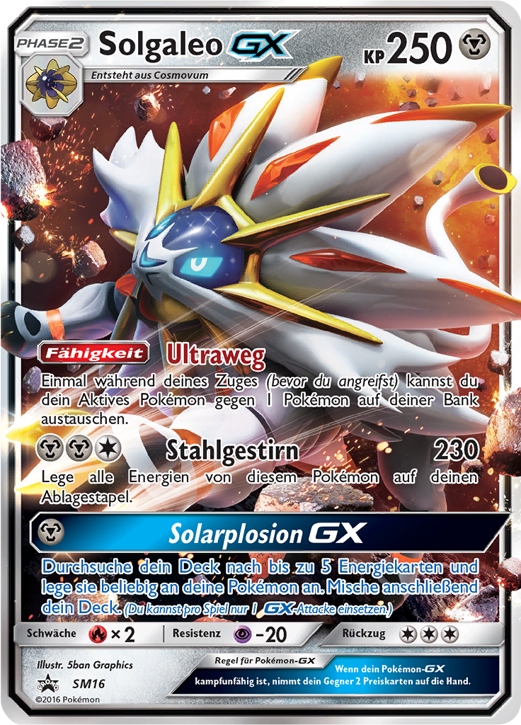 Solgaleo GX - SM16