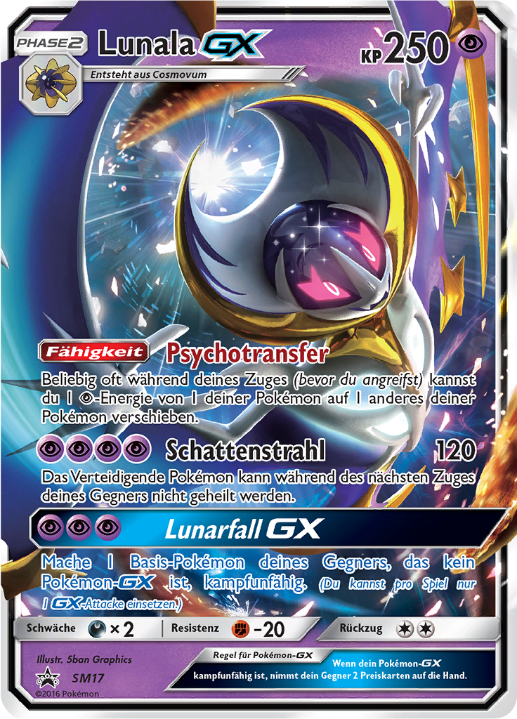 Lunala GX - SM17