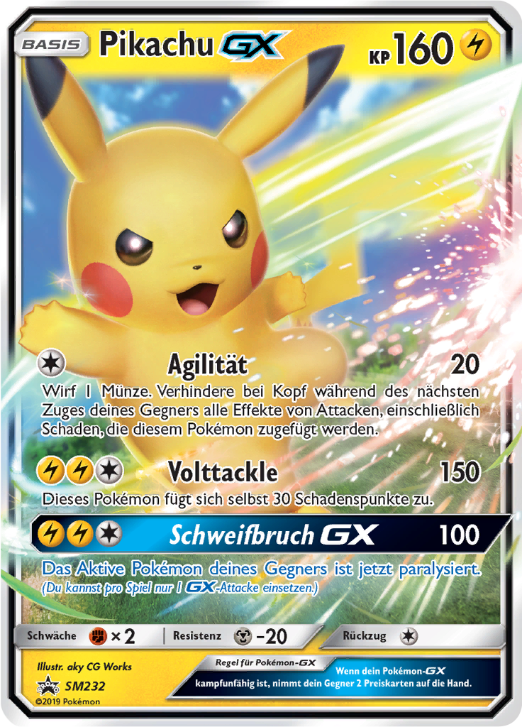 Pikachu GX - SM232