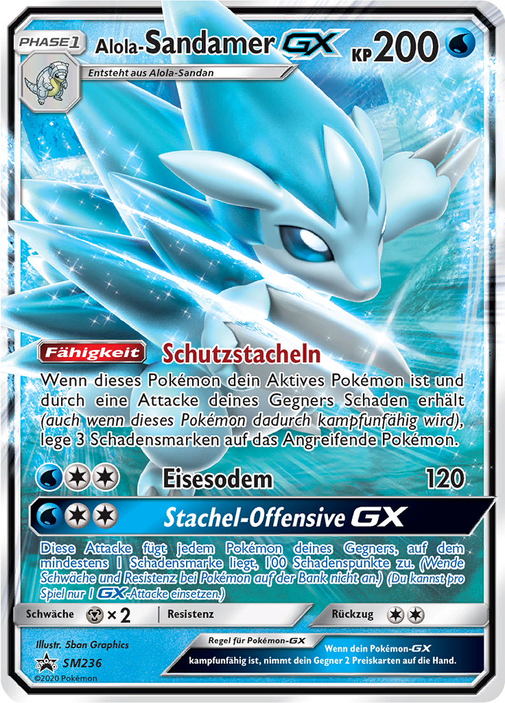 Alola-Sandamer GX - SM236