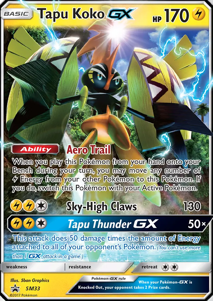 Tapu Koko GX - SM33