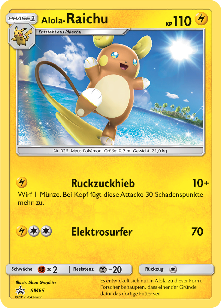 Alola-Raichu - SM65