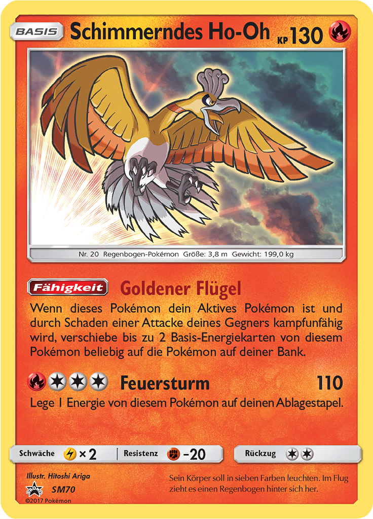 Schimmerndes Ho-Oh - SM70