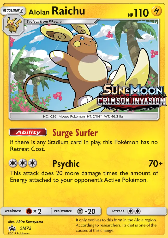 Alolan Raichu - SM72