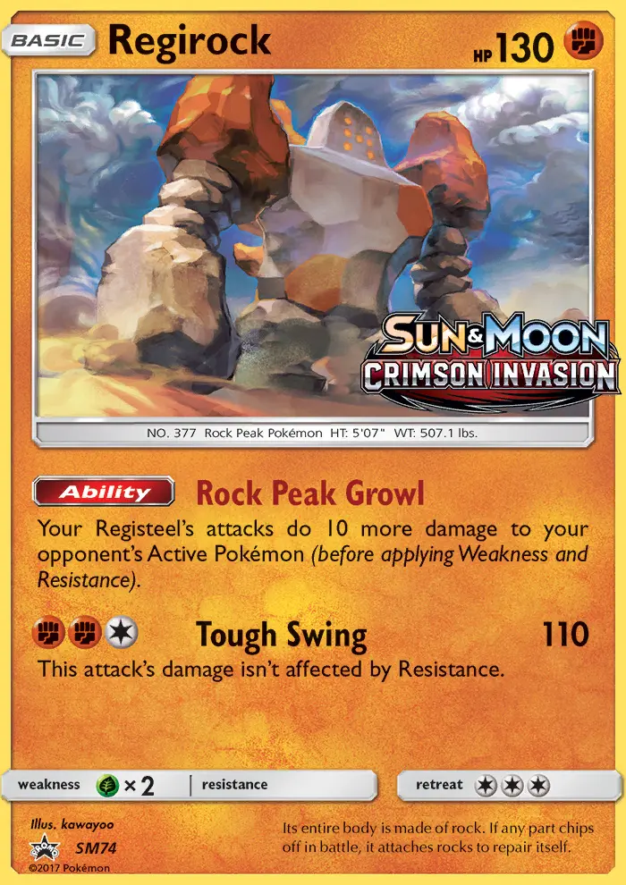 Regirock - SM74