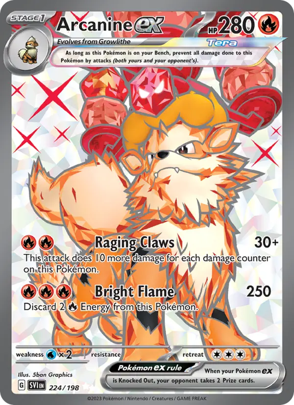 Arcanine ex - 224