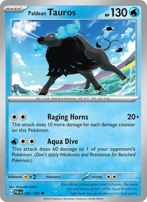 Paldean Tauros - 041