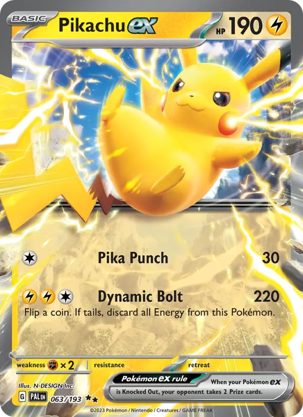 Pikachu ex - 063