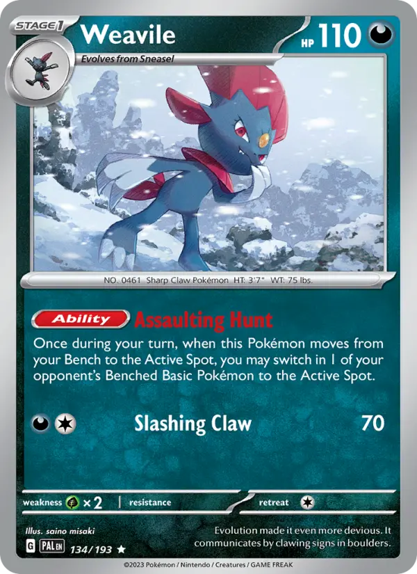 Weavile - 134