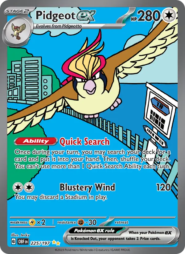 Pidgeot ex - 225