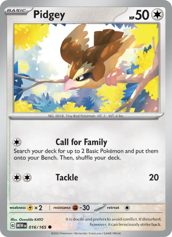 Pidgey - 016