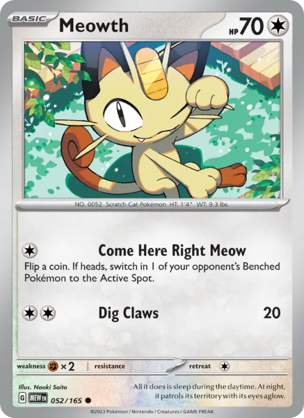 Meowth - 052