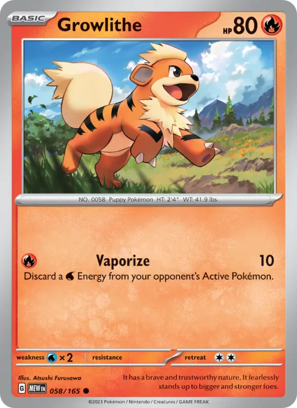 Growlithe - 058