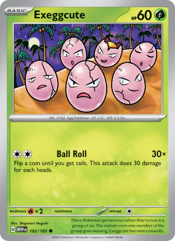 Exeggcute - 102