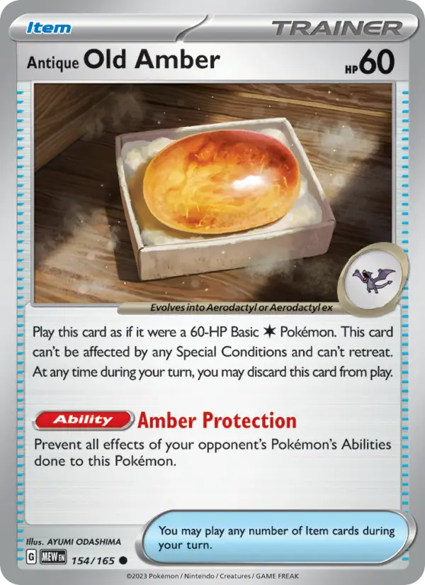 Antique Old Amber - 154