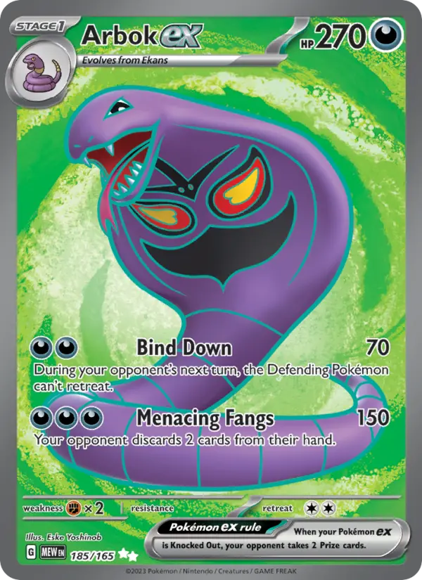 Arbok ex - 185