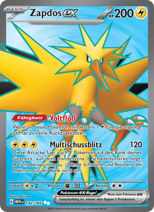 Zapdos-ex - 192