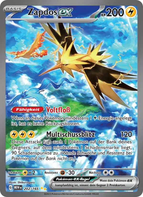 Zapdos-ex - 202