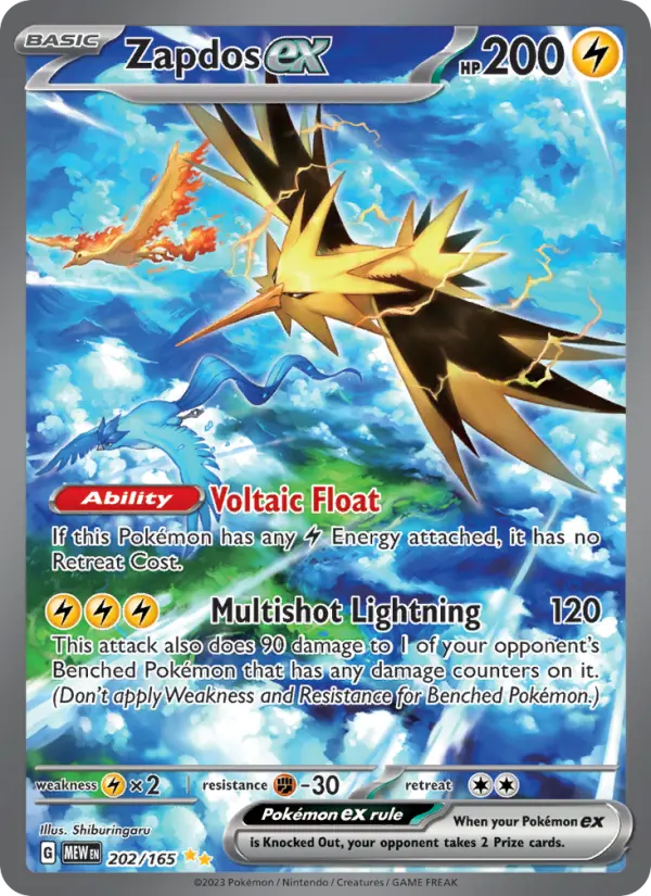 Zapdos ex - 202