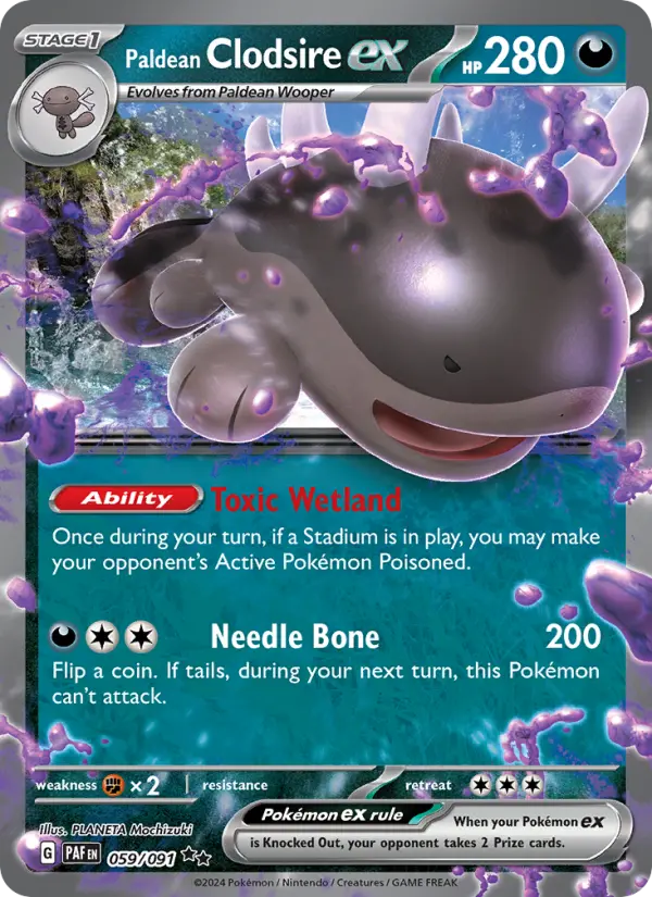 Paldean Clodsire ex - 059