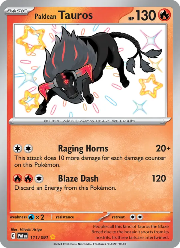 Paldean Tauros - 111