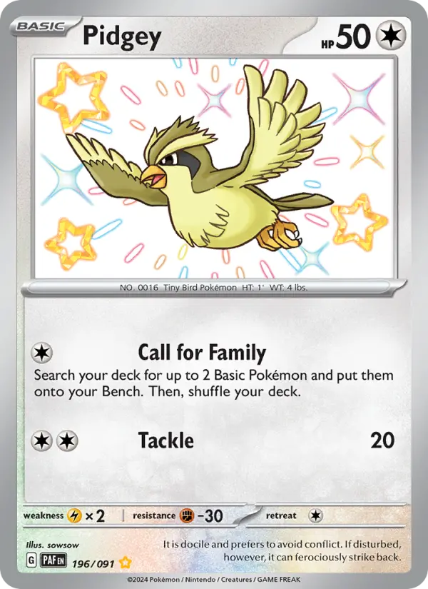 Pidgey - 196
