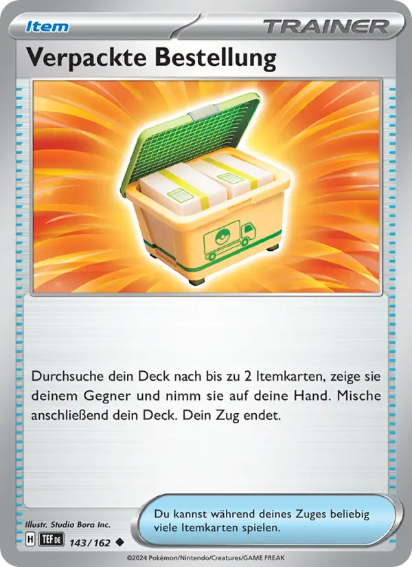 Verpackte Bestellung - 143