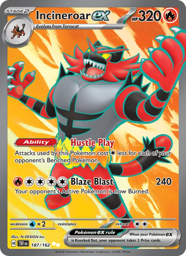 Incineroar ex - 187