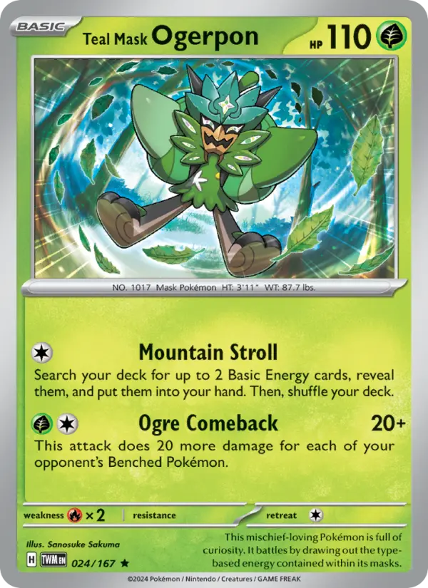 Teal Mask Ogerpon - 024