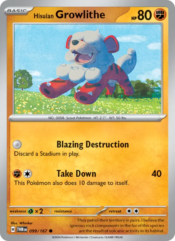 Hisuian Growlithe - 099