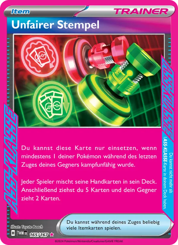 Unfairer Stempel - 165