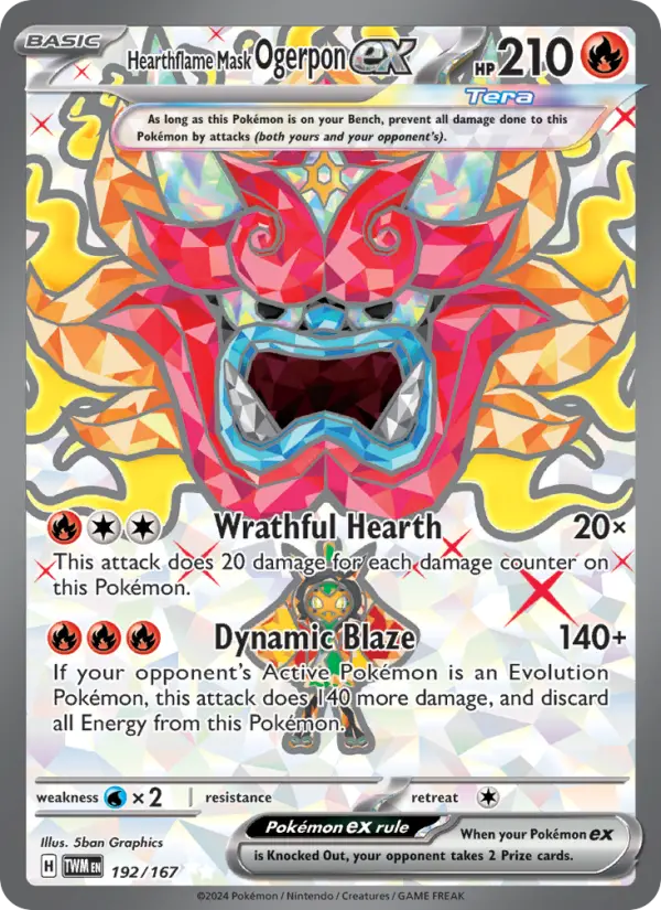Hearthflame Mask Ogerpon ex - 192
