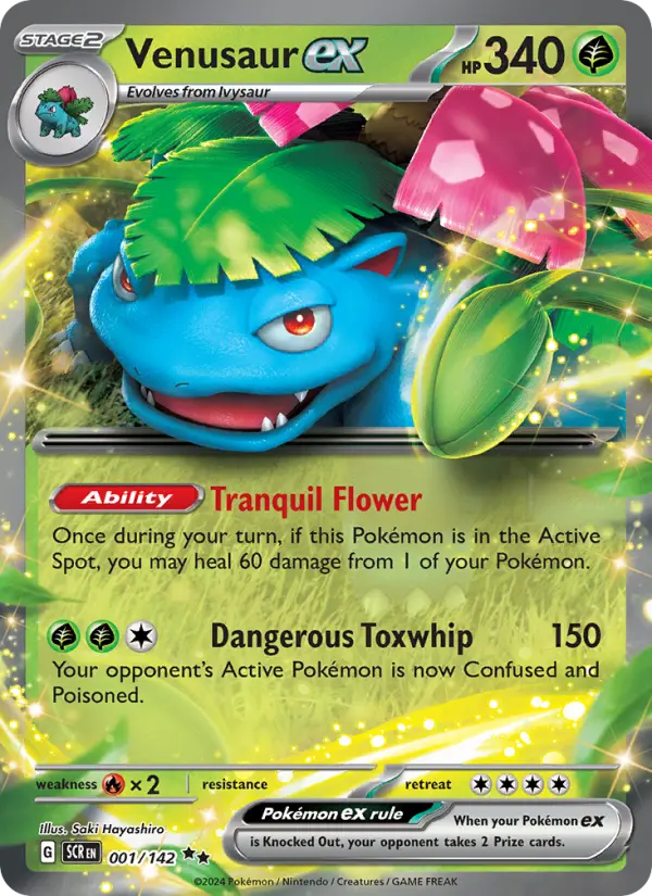 Venusaur ex - 001