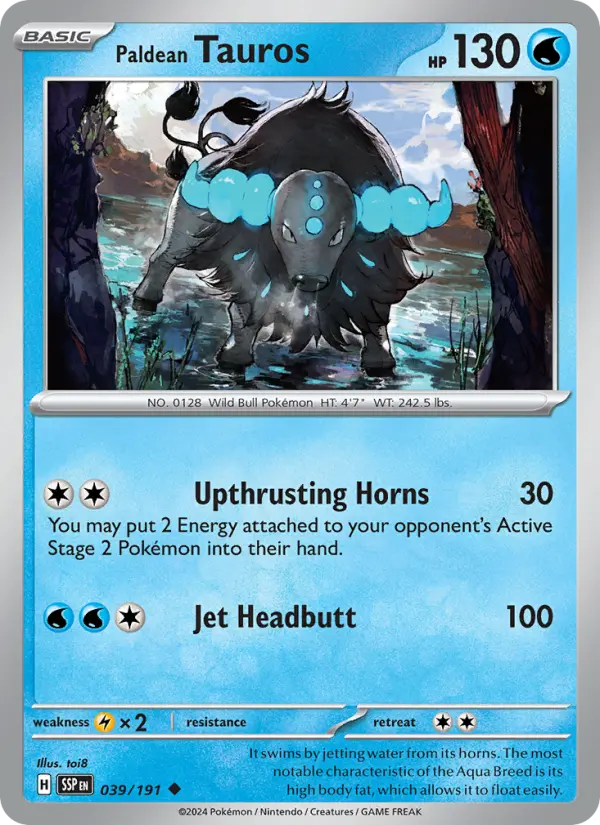 Paldean Tauros - 039