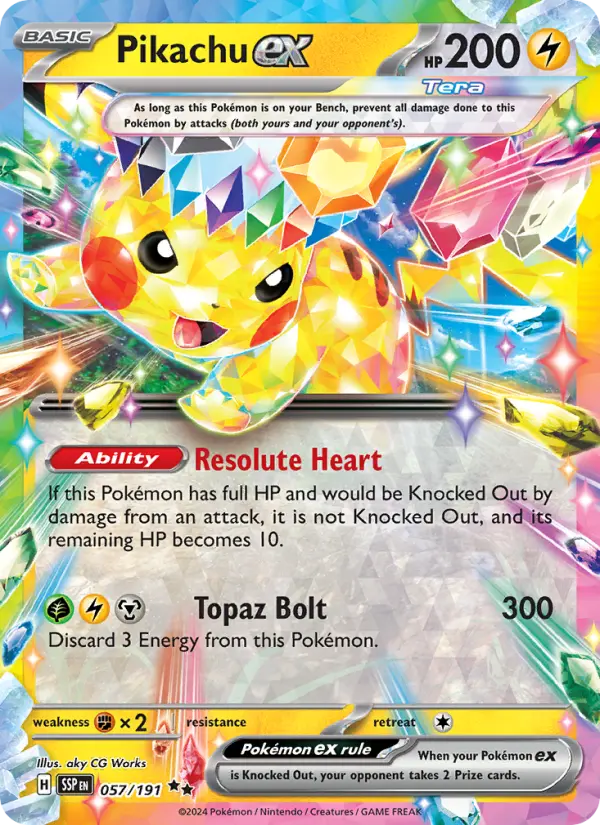 Pikachu ex - 057