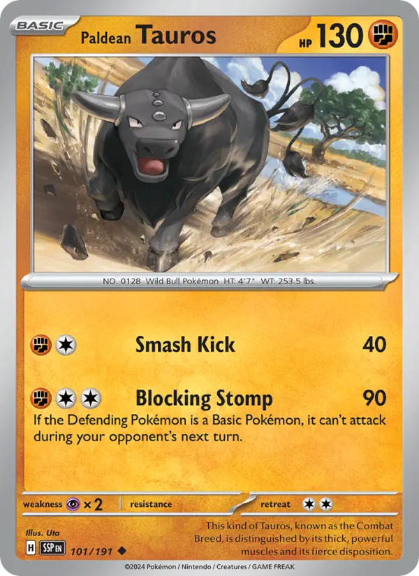 Paldean Tauros - 101