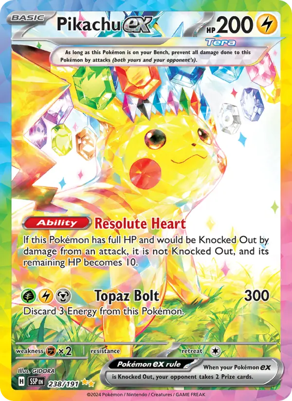 Pikachu ex - 238