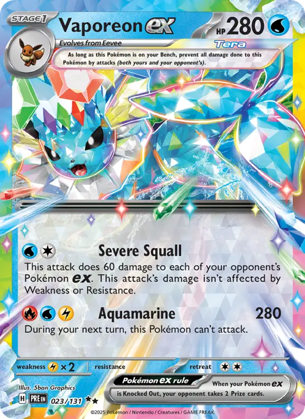 Vaporeon ex - 023