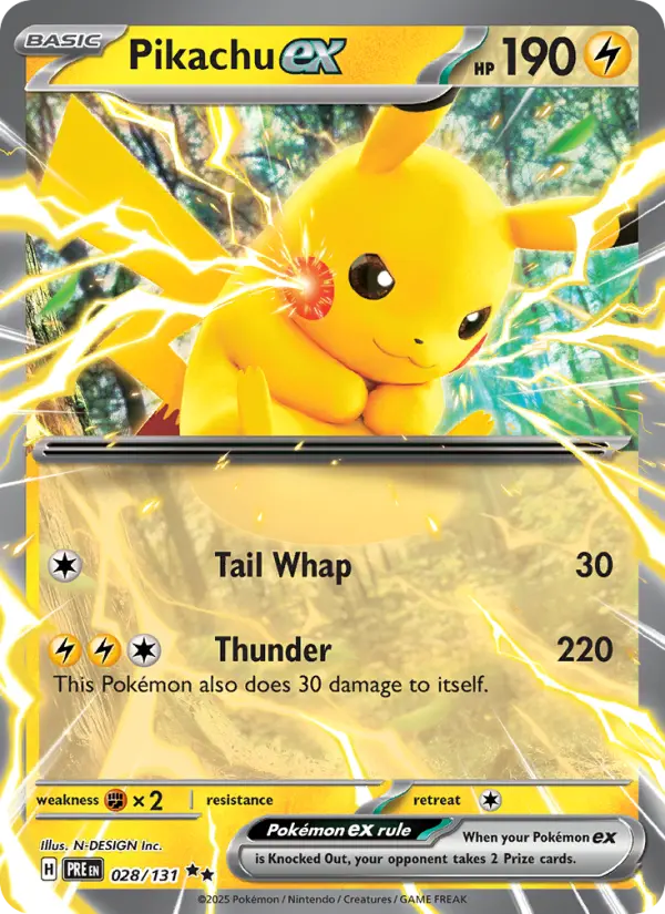 Pikachu ex - 028