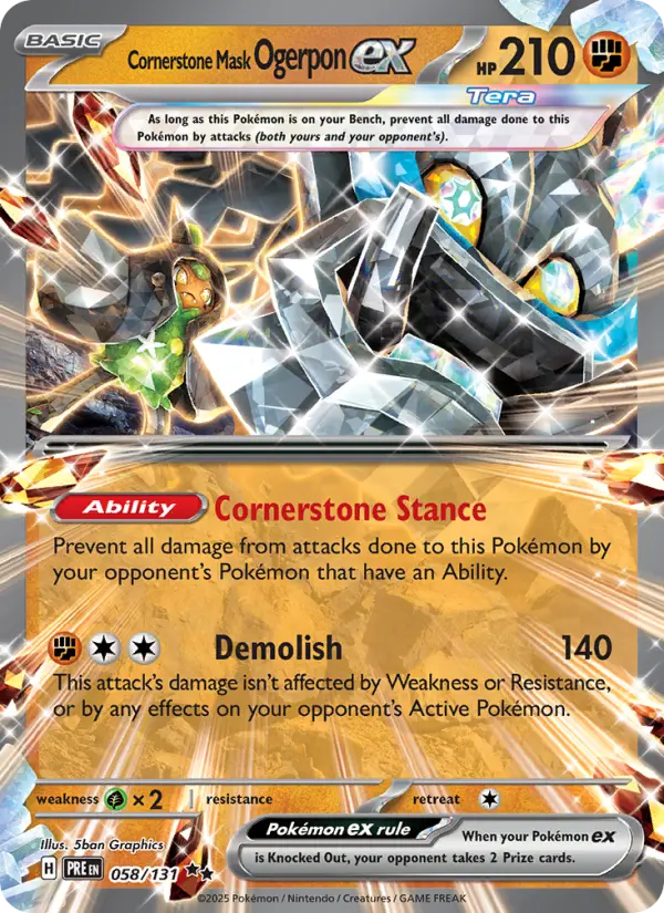 Cornerstone Mask Ogerpon ex - 058