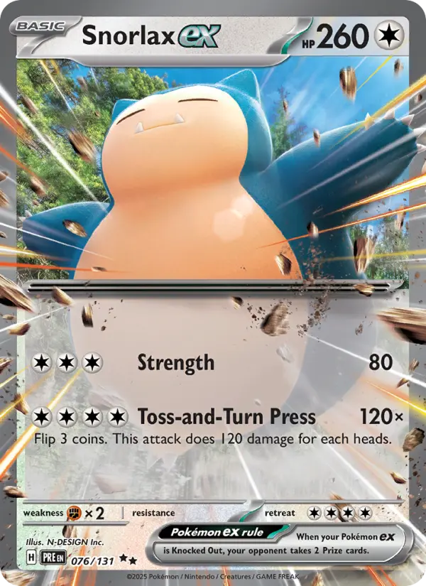 Snorlax ex - 076