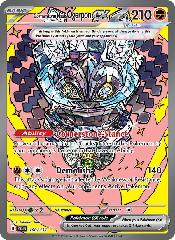 Cornerstone Mask Ogerpon ex - 160