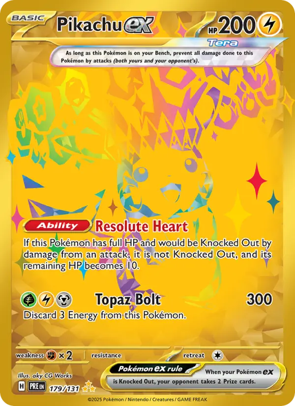 Pikachu ex - 179