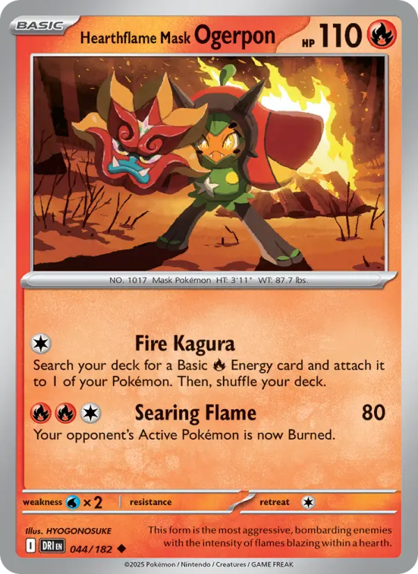 Hearthflame Mask Ogerpon - 044