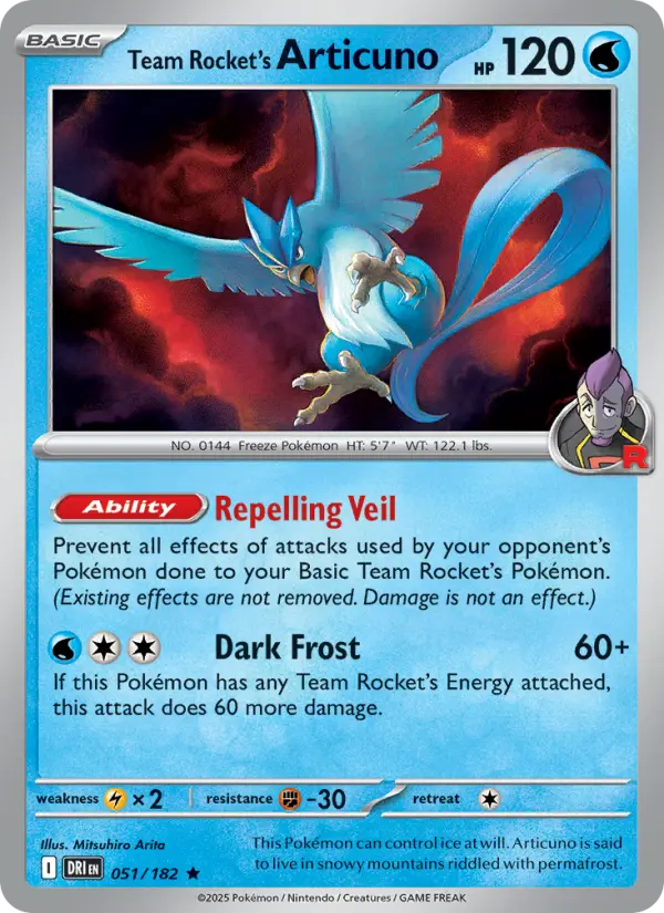 Team Rocket's Articuno - 051