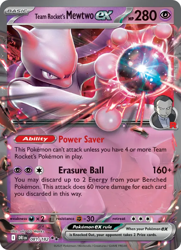 Team Rocket's Mewtwo ex - 081