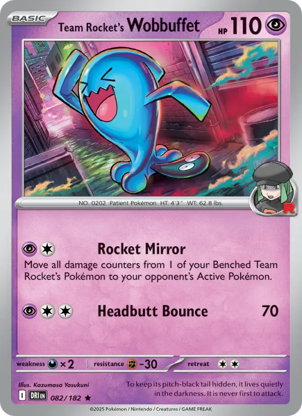 Team Rocket's Wobbuffet - 082